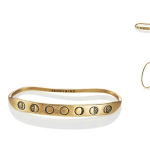 Jenny Bird Moon Phase Palm Cuff in Brass